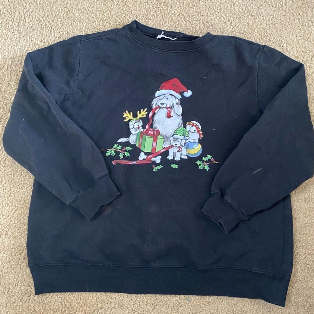 Adorable Christmas Dog Sweatshirt